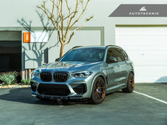 Kies-Motorsports AutoTecknic USA AutoTecknic Dry Carbon Performante Aero Splitter & Center Lip Set - F97 X3M | F98 X4M