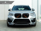 Kies-Motorsports AutoTecknic USA AutoTecknic Dry Carbon Performante Aero Splitter & Center Lip Set - F97 X3M | F98 X4M