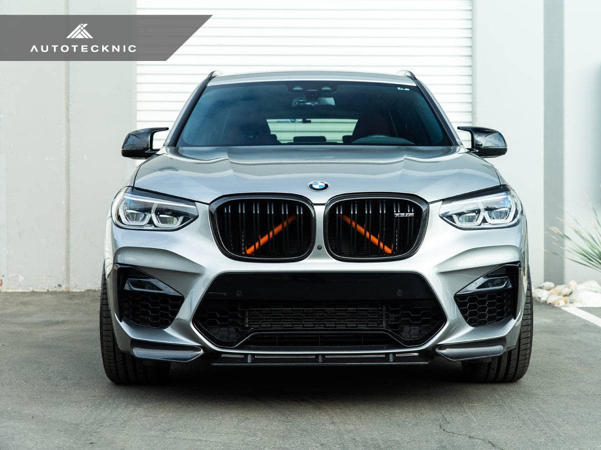 Kies-Motorsports AutoTecknic USA AutoTecknic Dry Carbon Performante Aero Splitter & Center Lip Set - F97 X3M | F98 X4M