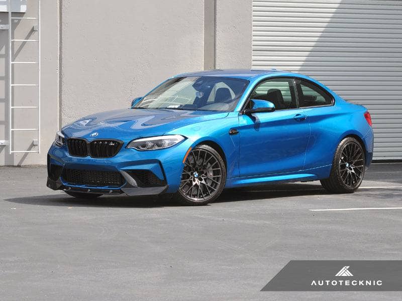 Kies-Motorsports AutoTecknic USA AutoTecknic Dry Carbon Performante Aero Splitters - F87 M2 Competition