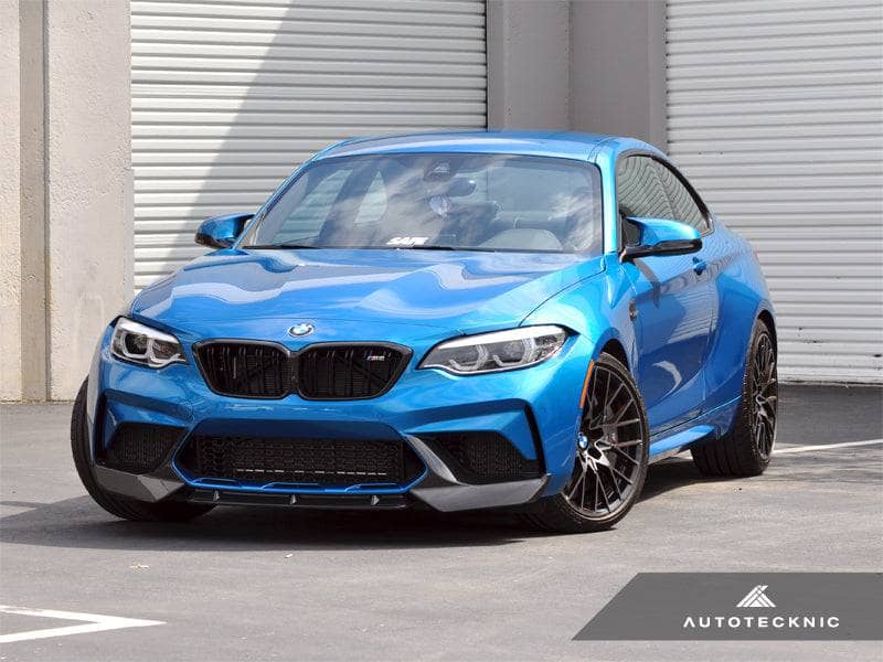 Kies-Motorsports AutoTecknic USA AutoTecknic Dry Carbon Performante Aero Splitters - F87 M2 Competition