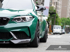 Kies-Motorsports AutoTecknic USA AutoTecknic Dry Carbon Performante Aero Splitters - F87 M2 Competition