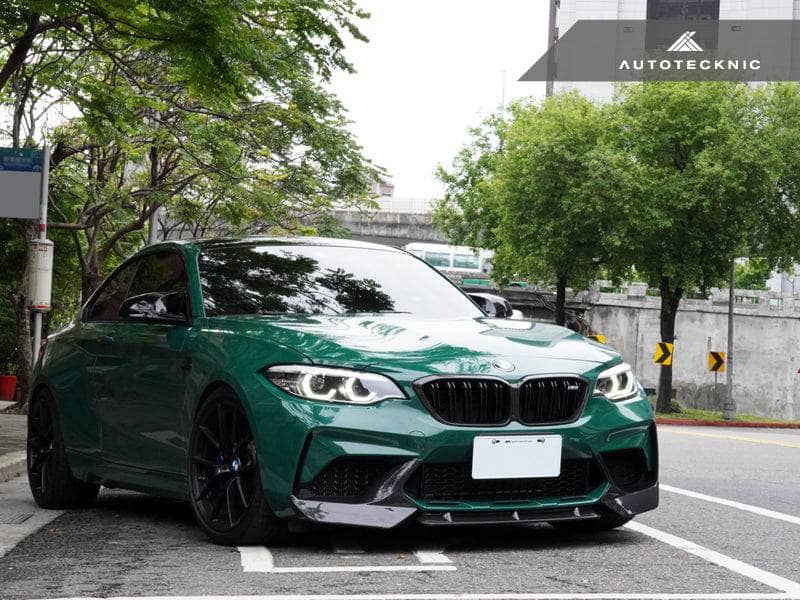 Kies-Motorsports AutoTecknic USA AutoTecknic Dry Carbon Performante Aero Splitters - F87 M2 Competition Main image