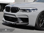 Kies-Motorsports AutoTecknic USA AutoTecknic Dry Carbon Performante Aero Splitters - F90 M5 Yes - Include Dry Carbon Center Lip / No / No