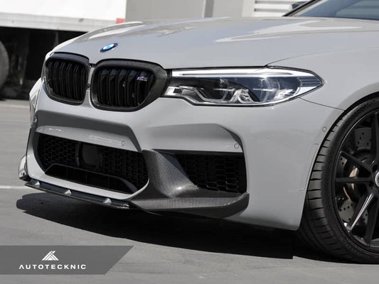 Kies-Motorsports AutoTecknic USA AutoTecknic Dry Carbon Performante Aero Splitters - F90 M5 Yes - Include Dry Carbon Center Lip / No / No