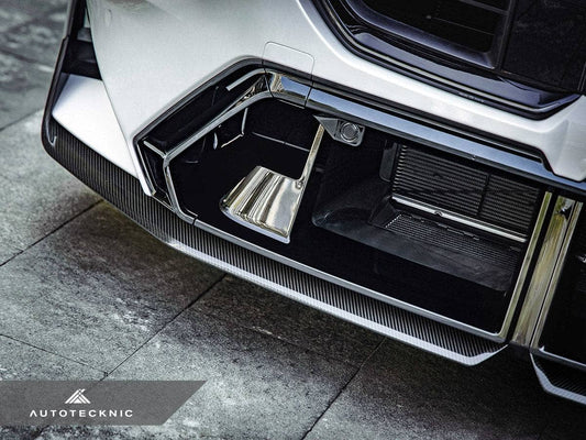 Kies-Motorsports AutoTecknic USA AutoTecknic Dry Carbon Performante Front Lip Set - G90/ G99 M5