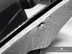 Kies-Motorsports AutoTecknic USA AutoTecknic Dry Carbon Podium Front Bumper Lower Vent Set - G87 M2 G87 M2