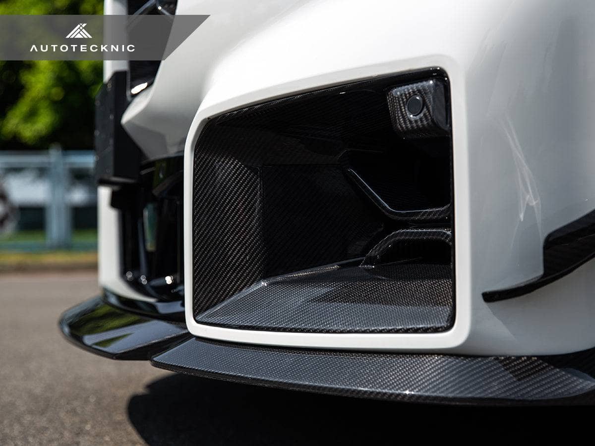 Kies-Motorsports AutoTecknic USA AutoTecknic Dry Carbon Podium Front Bumper Lower Vent Set - G87 M2 G87 M2