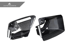Kies-Motorsports AutoTecknic USA AutoTecknic Dry Carbon Podium Front Bumper Lower Vent Set - G87 M2 G87 M2