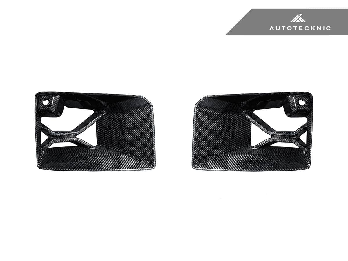 Kies-Motorsports AutoTecknic USA AutoTecknic Dry Carbon Podium Front Bumper Lower Vent Set - G87 M2 G87 M2 Main image