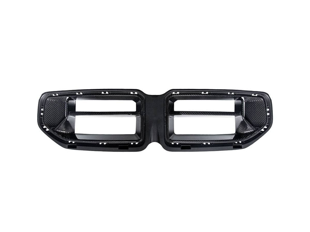 Kies-Motorsports AutoTecknic USA AutoTecknic Dry Carbon Podium Front Grille - BMW G87 M2 Carbon Fiber - Gloss Finish