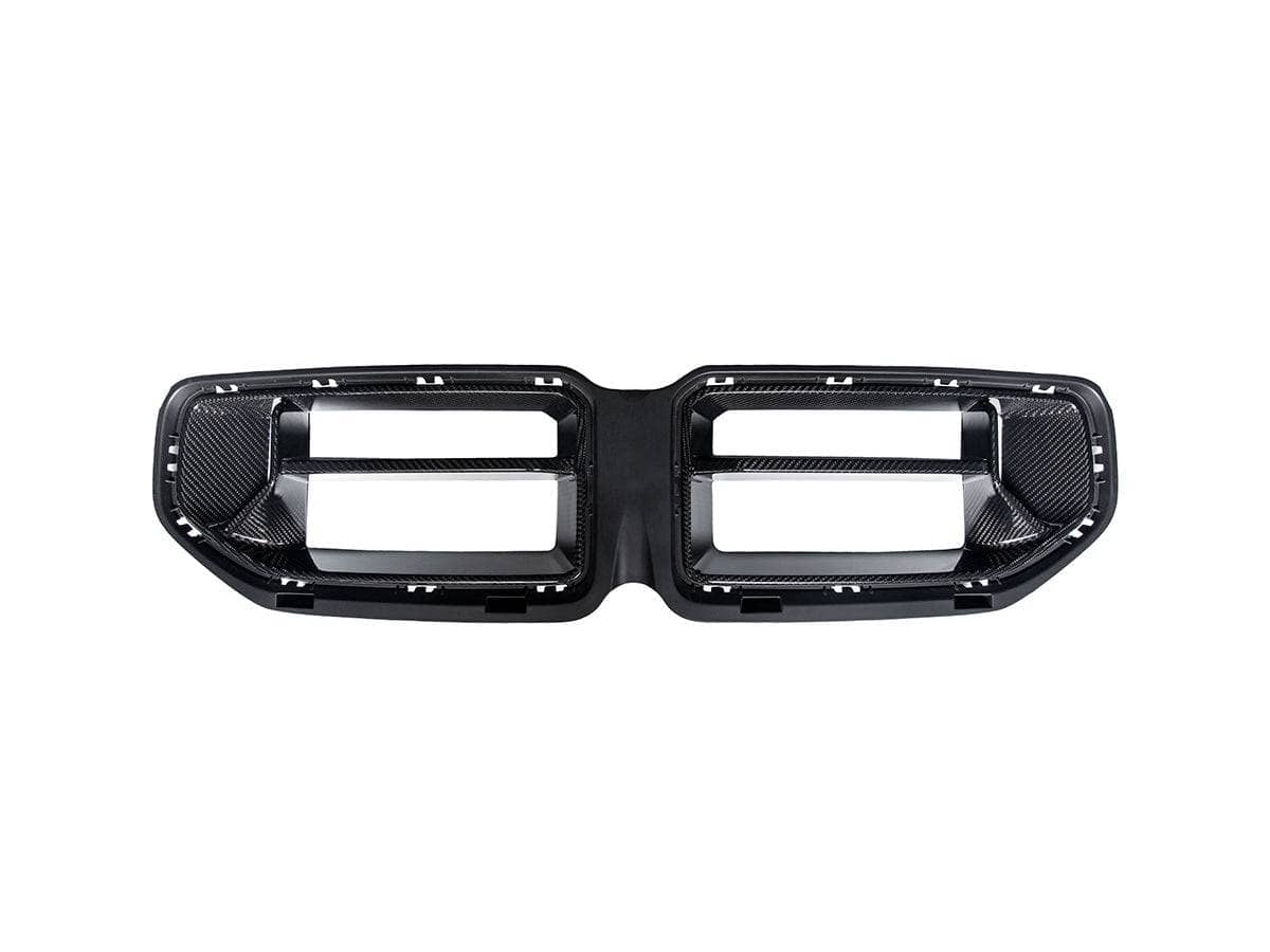 Kies-Motorsports AutoTecknic USA AutoTecknic Dry Carbon Podium Front Grille - BMW G87 M2 Carbon Fiber - Gloss Finish