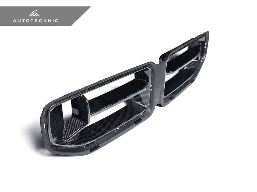Kies-Motorsports AutoTecknic USA AutoTecknic Dry Carbon Podium Front Grille - G87 M2 Carbon Fiber - Gloss Finish