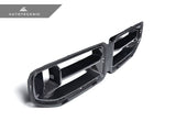 Kies-Motorsports AutoTecknic USA AutoTecknic Dry Carbon Podium Front Grille - G87 M2 Carbon Fiber - Gloss Finish