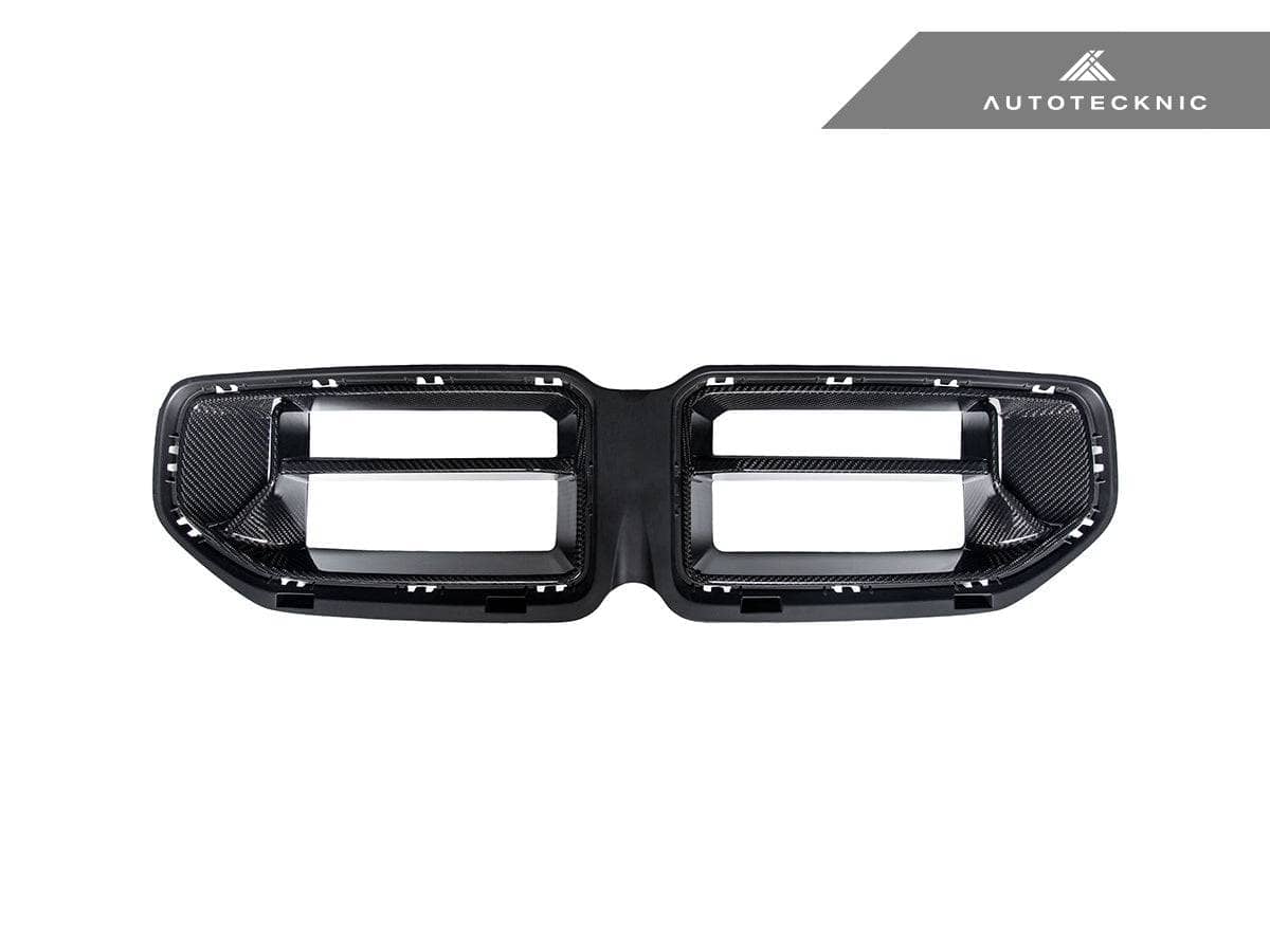 Kies-Motorsports AutoTecknic USA AutoTecknic Dry Carbon Podium Front Grille - G87 M2 Carbon Fiber - Gloss Finish Main image