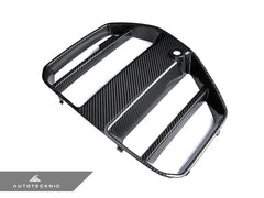 Kies-Motorsports AutoTecknic USA AutoTecknic Dry Carbon Podium V1 Front Grille Set - G80 M3 | G82/ G83 M4