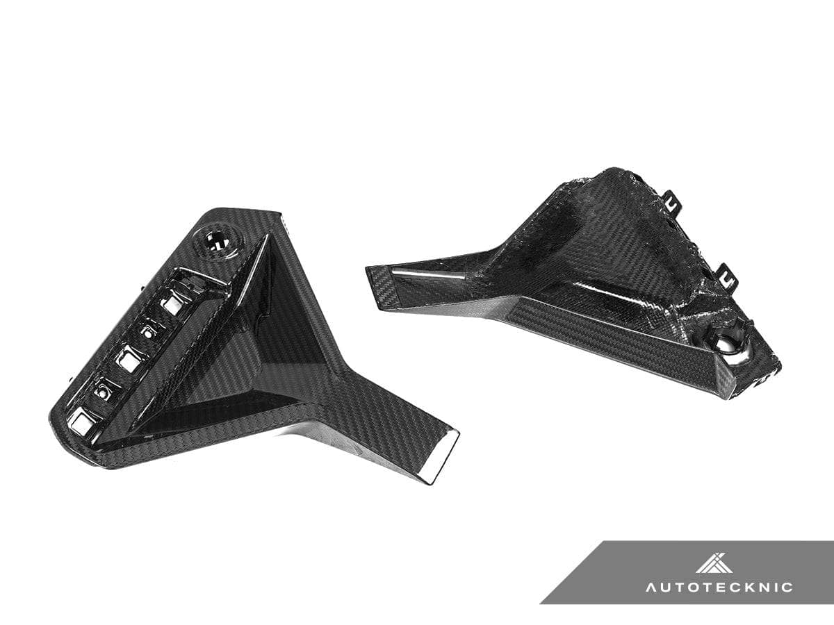 Kies-Motorsports AutoTecknic USA AutoTecknic Dry Carbon Rear Bumper Reflector Trim Set - G87 M2