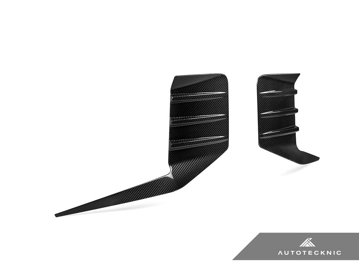 Kies-Motorsports AutoTecknic USA AutoTecknic Dry Carbon Rear Bumper Trim Set - G87 M2 G87 M2