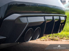 Kies-Motorsports AutoTecknic USA AutoTecknic Dry Carbon Rear Diffuser Trim Set - G80/ G81 M3 | G82/ G83 M4