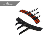 Kies-Motorsports AutoTecknic USA AutoTecknic Dry Carbon Rear Fender Arch Trim Set - G87 M2