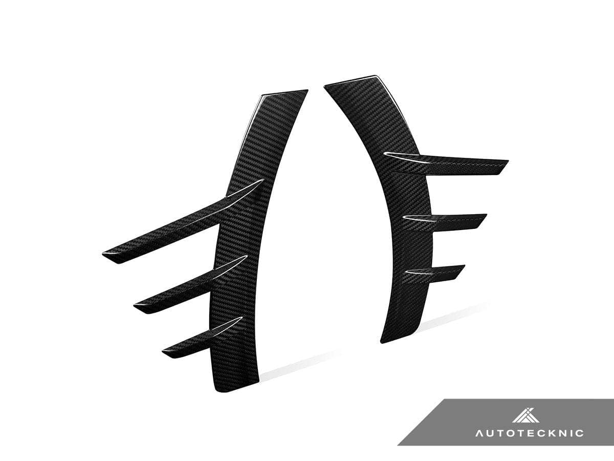 Kies-Motorsports AutoTecknic USA AutoTecknic Dry Carbon Rear Fender Arch Trim Set - G87 M2