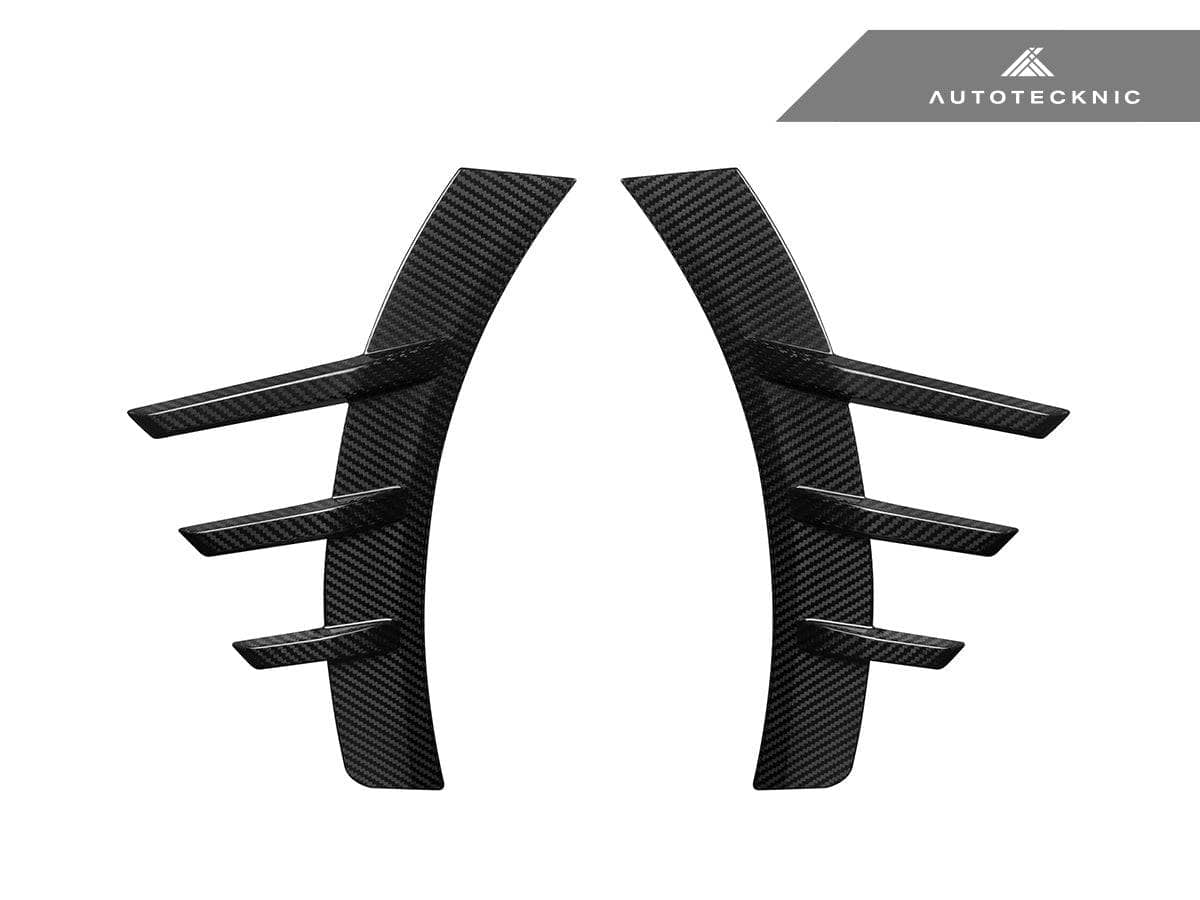 Kies-Motorsports AutoTecknic USA AutoTecknic Dry Carbon Rear Fender Arch Trim Set - G87 M2