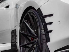 Kies-Motorsports AutoTecknic USA AutoTecknic Dry Carbon Rear Fender Arch Trim Set - G87 M2