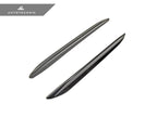 Kies-Motorsports AutoTecknic USA AutoTecknic Dry Carbon Rear Fin Set - F96 X6M | G06 X6