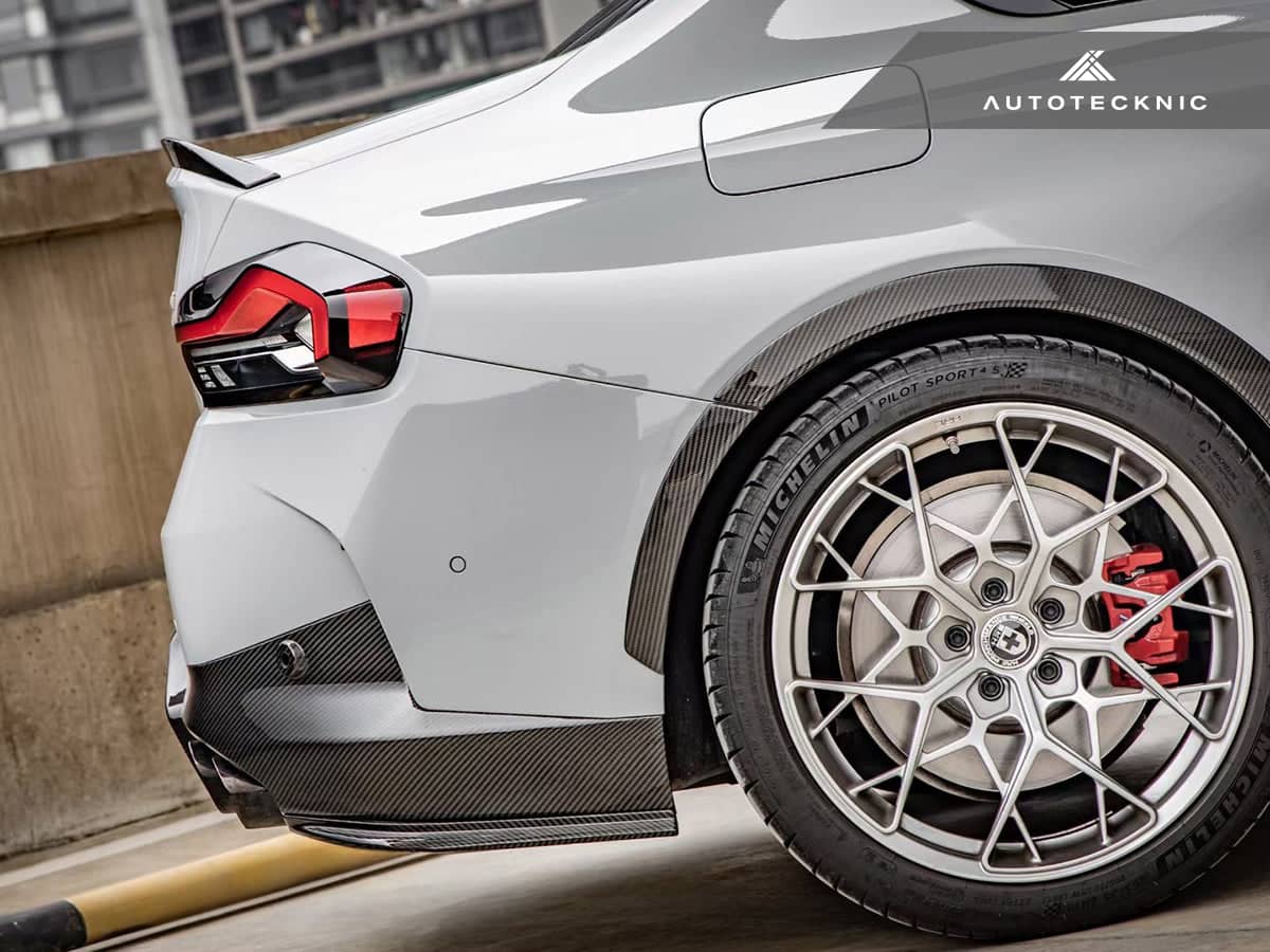 AutoTecknic Dry Carbon Rear Side Diffuser Set - BMW G42 2-Series Secondary image