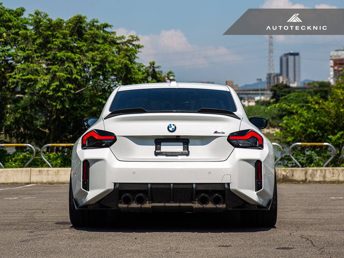 Kies-Motorsports AutoTecknic USA AutoTecknic Dry Carbon Rear Splitter Set - G87 M2 G87 M2