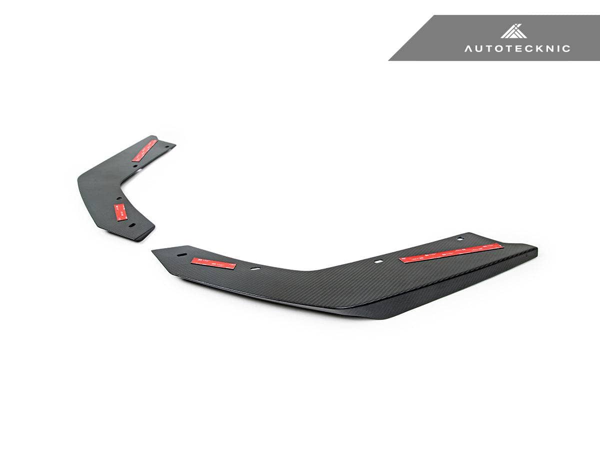 Kies-Motorsports AutoTecknic USA AutoTecknic Dry Carbon Rear Splitter Winglet Set - G80/ G81 M3 | G82/ G83 M4