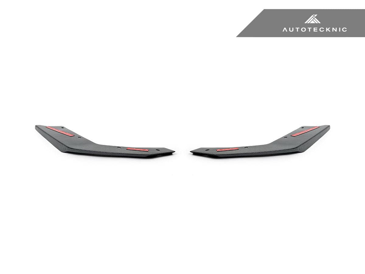Kies-Motorsports AutoTecknic USA AutoTecknic Dry Carbon Rear Splitter Winglet Set - G80/ G81 M3 | G82/ G83 M4