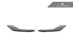 Kies-Motorsports AutoTecknic USA AutoTecknic Dry Carbon Rear Splitter Winglet Set - G80/ G81 M3 | G82/ G83 M4