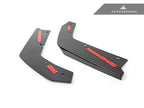 Kies-Motorsports AutoTecknic USA AutoTecknic Dry Carbon Rear Splitter Winglet Set - G80/ G81 M3 | G82/ G83 M4