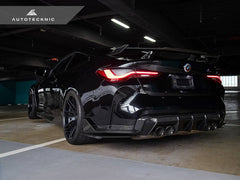 Kies-Motorsports AutoTecknic USA AutoTecknic Dry Carbon Rear Splitter Winglet Set - G80/ G81 M3 | G82/ G83 M4