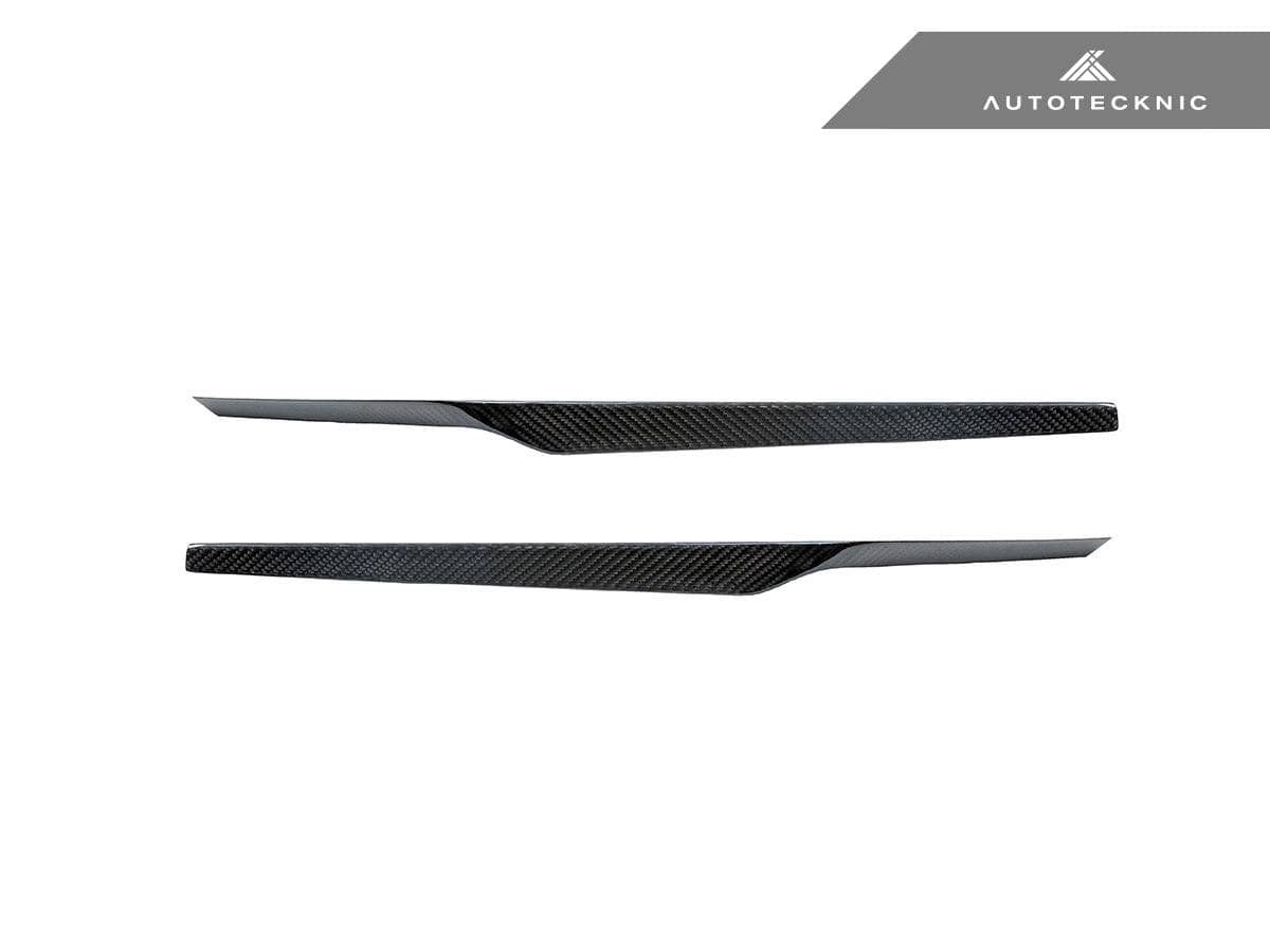 Kies-Motorsports AutoTecknic USA AutoTecknic Dry Carbon Rear Splitter Winglet Set - G80/ G81 M3 | G82/ G83 M4