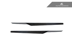 Kies-Motorsports AutoTecknic USA AutoTecknic Dry Carbon Rear Splitter Winglet Set - G80/ G81 M3 | G82/ G83 M4