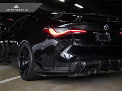 Kies-Motorsports AutoTecknic USA AutoTecknic Dry Carbon Rear Splitter Winglet Set - G80/ G81 M3 | G82/ G83 M4