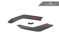 Kies-Motorsports AutoTecknic USA AutoTecknic Dry Carbon Rear Splitter Winglet Set - G80/ G81 M3 | G82/ G83 M4