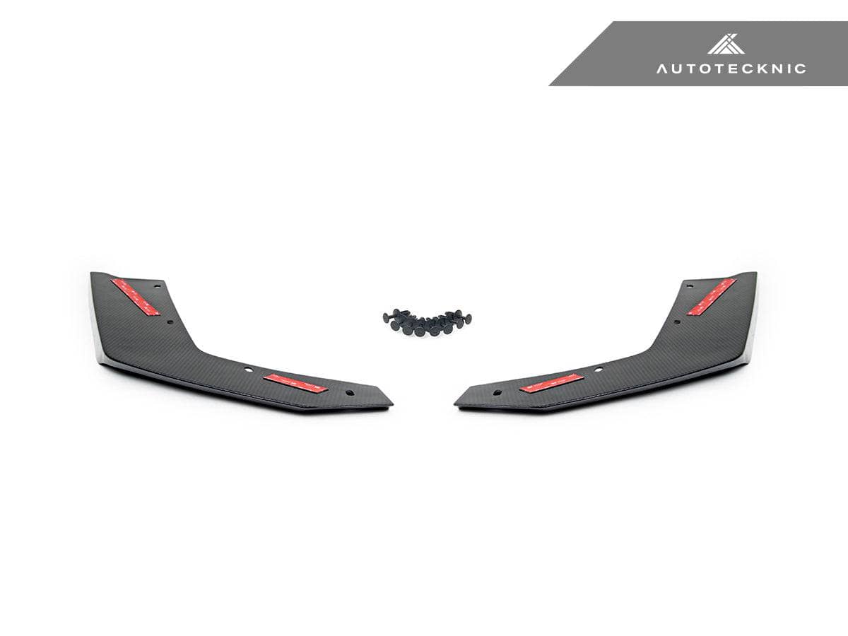 Kies-Motorsports AutoTecknic USA AutoTecknic Dry Carbon Rear Splitter Winglet Set - G80/ G81 M3 | G82/ G83 M4 Main image