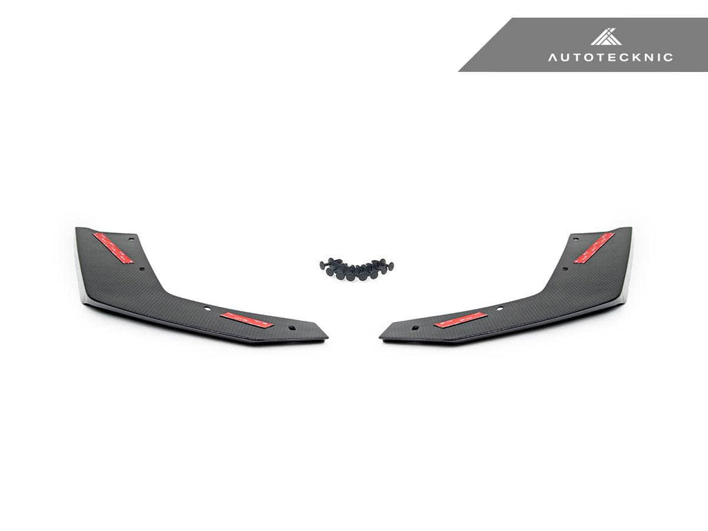 Kies-Motorsports AutoTecknic USA AutoTecknic Dry Carbon Rear Splitter Winglet Set - G80/ G81 M3 | G82/ G83 M4