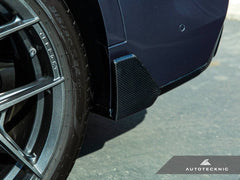 Kies-Motorsports AutoTecknic USA AutoTecknic Dry Carbon Rear Winglet Splitters - G05 X5 M-Sport