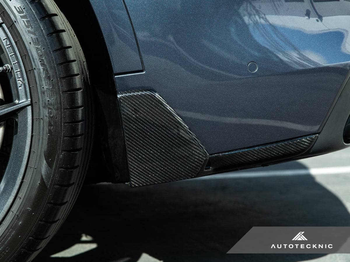 Kies-Motorsports AutoTecknic USA AutoTecknic Dry Carbon Rear Winglet Splitters - G05 X5 M-Sport