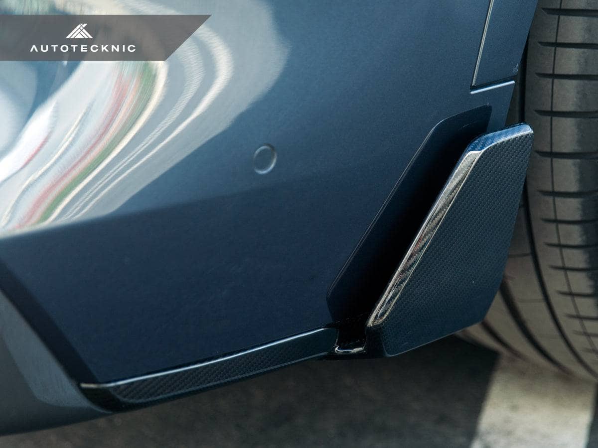 Kies-Motorsports AutoTecknic USA AutoTecknic Dry Carbon Rear Winglet Splitters - G05 X5 M-Sport