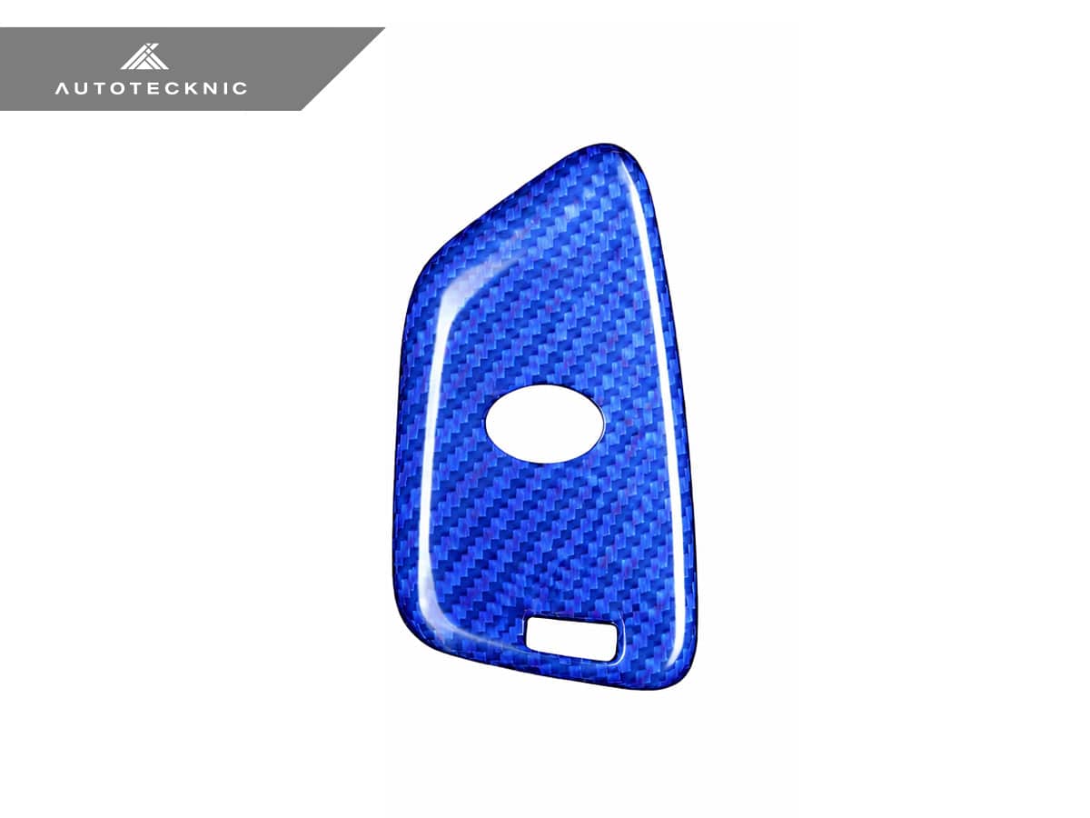 Kies-Motorsports AutoTecknic USA AutoTecknic Dry Carbon Remote Key Case - A90/ A91 Supra 2020-Up A90/ A91 Supra 2020-Up / Blue Carbon