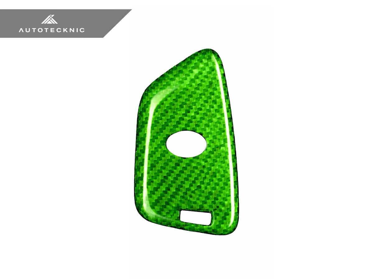 Kies-Motorsports AutoTecknic USA AutoTecknic Dry Carbon Remote Key Case - A90/ A91 Supra 2020-Up A90/ A91 Supra 2020-Up / Green Carbon