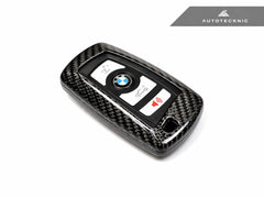 Kies-Motorsports AutoTecknic USA AutoTecknic Dry Carbon Remote Key Case - BMW F10 M5 | 5-Series F10 M5 / Black Carbon (No Cutout Vent)