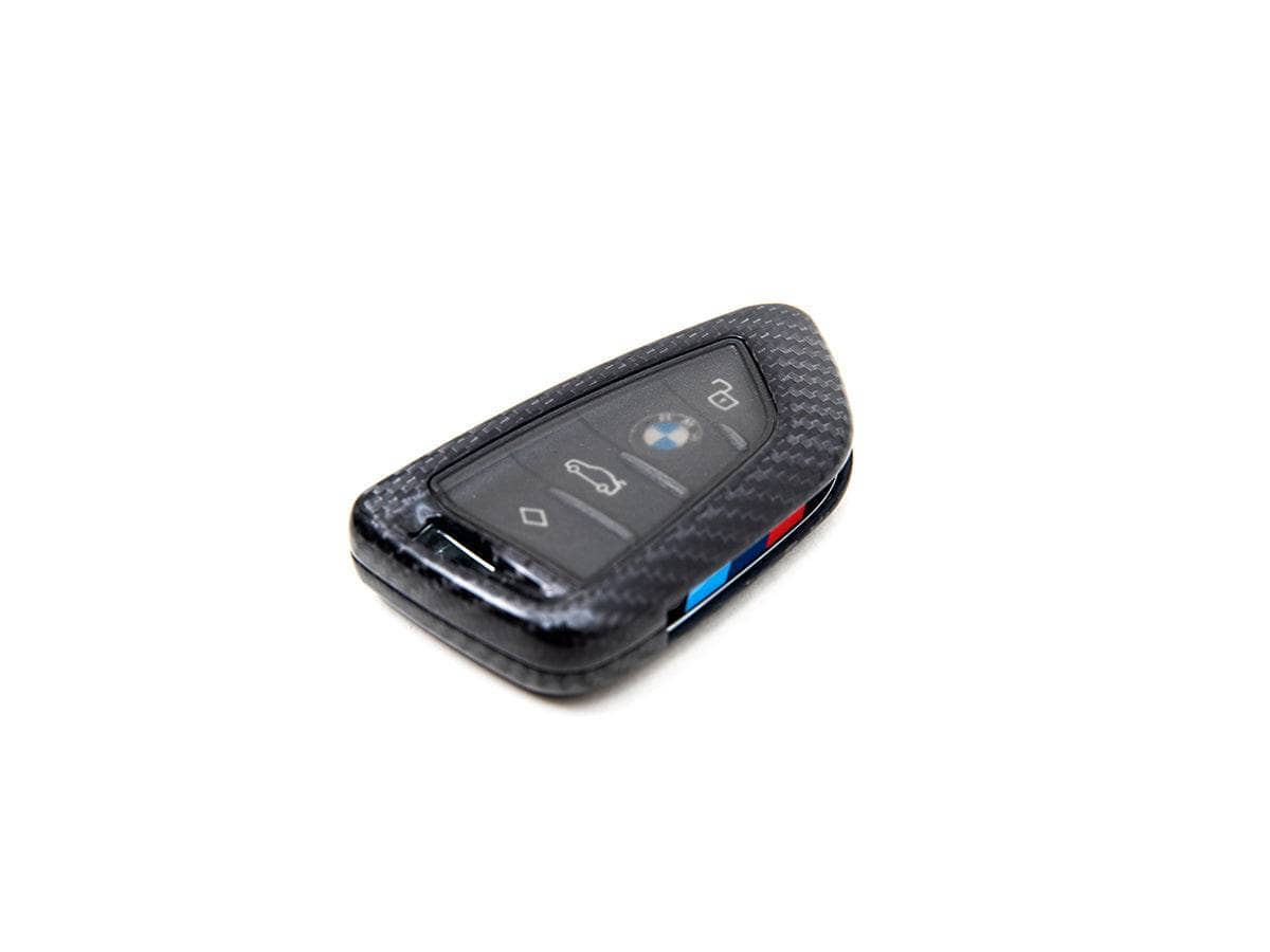 Kies-Motorsports AutoTecknic USA AutoTecknic Dry Carbon Remote Key Case - BMW F93 M8 Gran Coupe F93 M8 Gran Coupe / Black Carbon (No Cutout Vent)