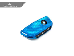 Kies-Motorsports AutoTecknic USA AutoTecknic Dry Carbon Remote Key Case - BMW G90/ G99 M5 / Blue Carbon