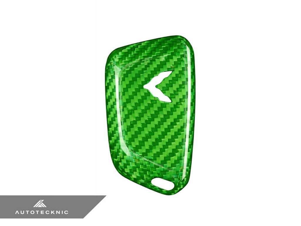 Kies-Motorsports AutoTecknic USA AutoTecknic Dry Carbon Remote Key Case - C8 Corvette Green Carbon